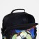 Young backpack from textiles on lightning, 3 pockets, black color