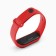 Watch is an electronic watch, silicone strap, red
