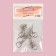 Hair piercing "Klin", 4.1 × 1.3 cm, 10 pcs, silver color