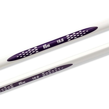 Right knitting needles Ergonomics, 10 mm/35 cm, 2 pcs-2
