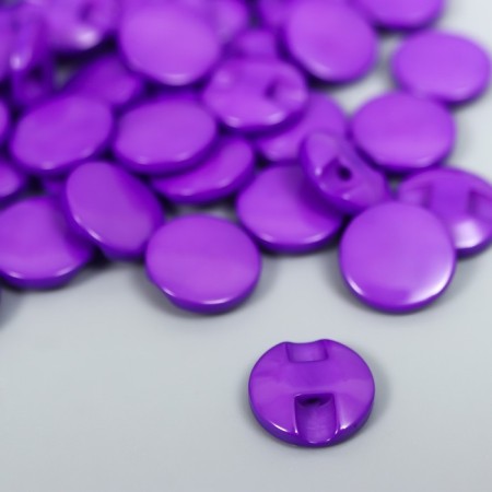 Buttons plastic on the midnight "Kruglyash violet 1.3x1.3 cm set 50 pcs 2x5x5.5 cm-1