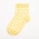 Socks for girls Terry Kaftan "Smiley", size 18-20 cm, color yellow color