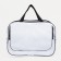 Lightning cosmetic bag, transparent/black color