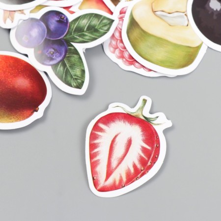 Stickers for creativity "Fruit mix" set of 46 pcs 6.3x4.3x1.1 cm-1