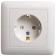 SE SE "hit", 16 A, 250 V, built-in, with salary, curtains, IP20, white, RS16-136-b