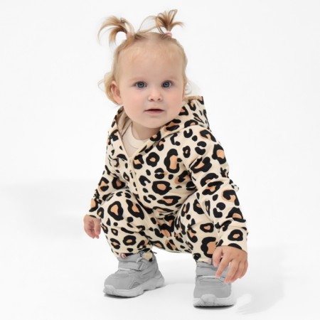 Costume (sweatshirt and trousers) I am a "leopard", p. 86-92 cm-4
