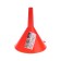 Fasting funnels, red 4 items, 115 mm, 95 mm, 65 mm, 50 mm