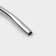 Bombilia for tea stainless steel, length 17.5 cm, silver color