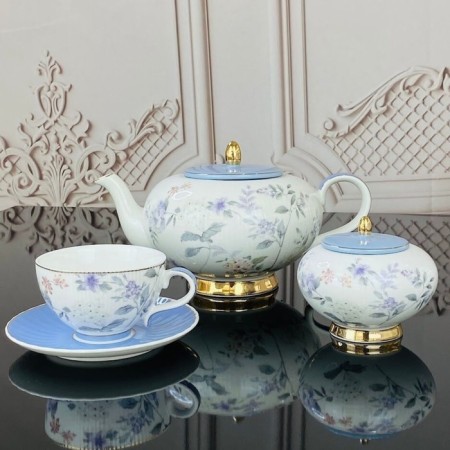 Tea Service Lenardi Grace, Porcelain, 250 ml, 16 items