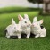 Garden figure "Zaychat Trio" 26x15cm