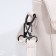Bag-mixer on magnet, white color