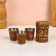 Set of piles "Bear", 3 pcs, in a case, 4.5 × 4.5 × 8 cm, birch bark