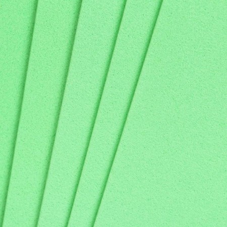 Foamiran "Bright salad" 2 mm (set of 5 sheets) A4 format format-3