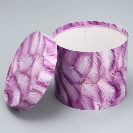Set of hats 5 in 1, gift packaging, “feathers”, 13 x 14 - 19.5 x 22 cm-9