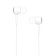 Headphones More Choice G21, microphone, vacuum, 95 dB, 16 Ohm, 3.5 mm, 1.2 m, white