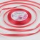 Satin tape, 6 mm × 23 ± 1 m, coral color No. 129