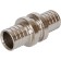 Club connecting axial stout SFA-0003-002002, D = 20 x 2 mm, nickel-plated brass
