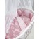 A set in a crib 3 objects Baby Boom, a delicate dance print, pink color