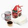 Gift set of "Warm holidays": tea, mug, socks