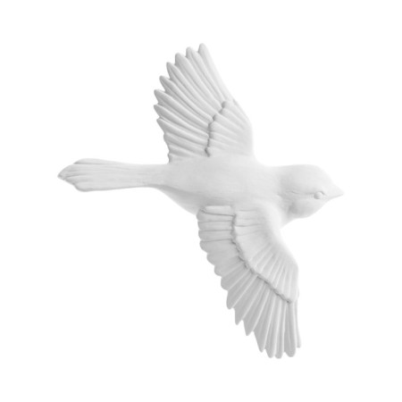 The decoration is wall, plaster panel "birds" 7 pcs, white-9