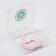 Baby toothbrush with soft bristles, nylon, with a limiter, pink color