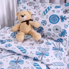 Постельное бельё BABY «Карамелька» 112х147 см, 60х120 см на резинке, 40х60 см, бязь 125 гр/м,100% хлопок