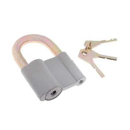 Hinged castle, 60x90 mm, 3 keys