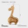 Menzhitsa - wooden plate Adelica "Giraffe", 20.5 × 11.5 × 1.8 cm, birch