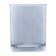 A glass for toothbrushes, 8x8x10 cm, blue color