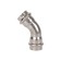 Two-Frame Hall Rommer RSS-0005-000022, VPR-ID, D = 22 mm, 45 °, press, stainless steel. steel