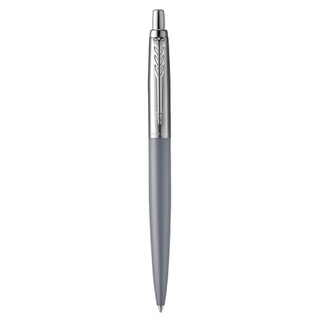Ballpoint Parker Jotter XL K69 Matte Grey CT M, stainless steel case, blue ink-2