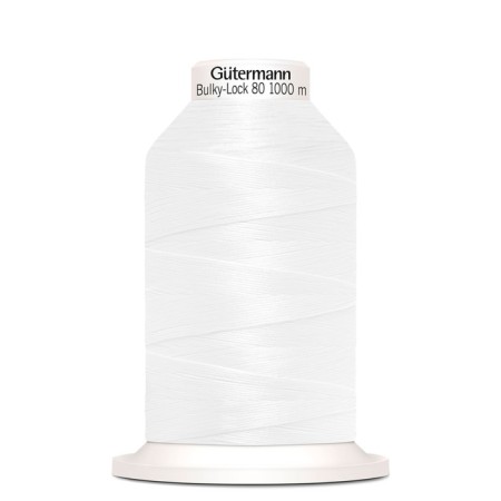 Bulky-Lock 80 Textured thread, 1000m, 730808 (800 white)