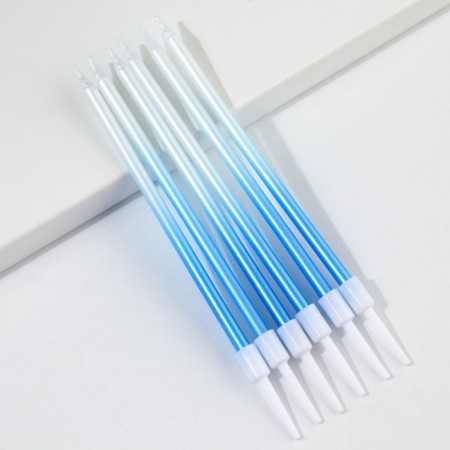 Candles in the cake "On your special day", blue, 6 pcs.-1