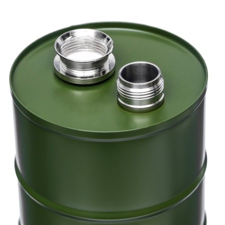 Flaw for alcohol and water, 750 ml, stainless steel, gift, army, 25 oz-2