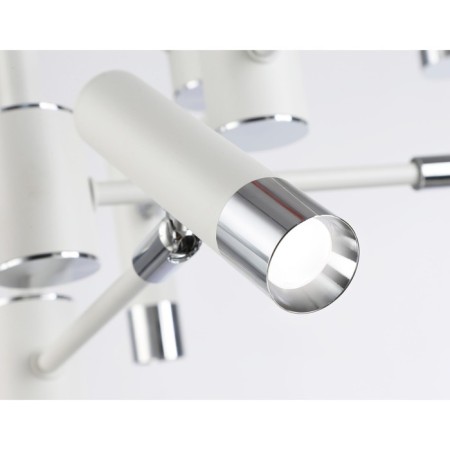 LED ceiling LED with Ambrella Light, Linetech, FL51648, LED, 98 W, 7350LUM, 3000-6400K, Chrome Color, Chrome-7