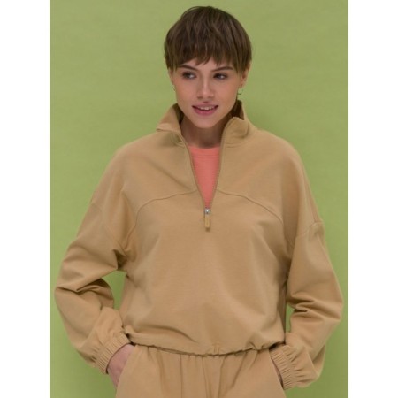 Female sweatshirt, size XS, sandy color