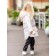 Park jacket for girls, height 80 cm