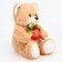 Soft toy "You are in my heart", Bear, Mix color
