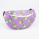 Lightning waist bag, lilac color