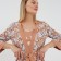 Female homemade set (robe/shirt), beige color, size 52