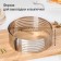 The uniform for baking muffins and cakes with size adjustment, 25-30 cm, chrome color
