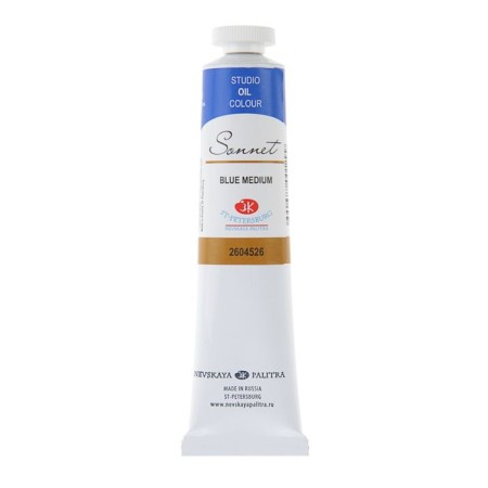 Oil paint in the tube 46 ml, ZHK "Sonnet", blue medium, 2604526