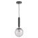 Bayerlux lamp "Javier" E14 40W black-dumped 15x15x35-185 cm