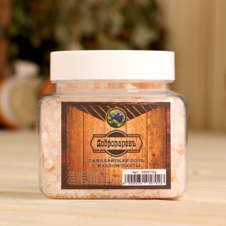 Himalayan red salt "Dobroparov" with fir oil, 2–5 mm, 300 g-2