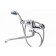 FAUZT FZS-614-125 bath mixer, single-leaf, pour 340 mm, watering can, chrome