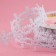New Year! Decorative curly tape "Snowflakes", 25 mm, 9 ± 0.5 m, white color