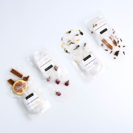 Bath salt with rose buds, relaxation and rejuvenation, 150 g, rose aroma, Beauty Fox-4