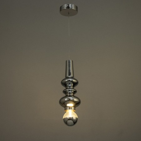 Bayerlux lamp "Scandy" LED 6W 4000k chrome 12x12x37-205cm-2