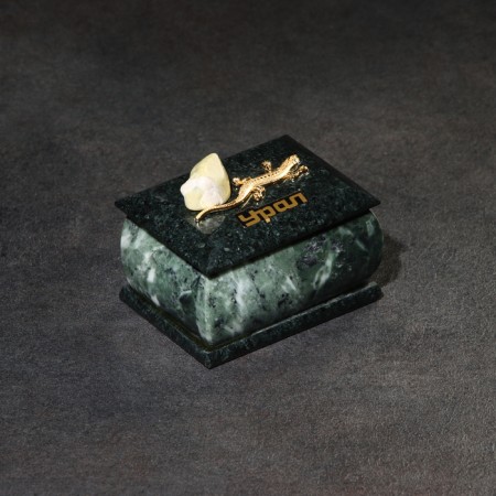 Corps "Ural" rectangular, coil, with decorative stone, 7.5x5x5x5.5 cm-8