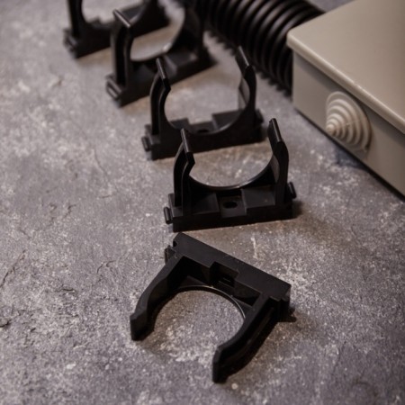 Fastener-clip for the mounting gun Ø 40 mm, black (25 pcs/UP) rexant-5